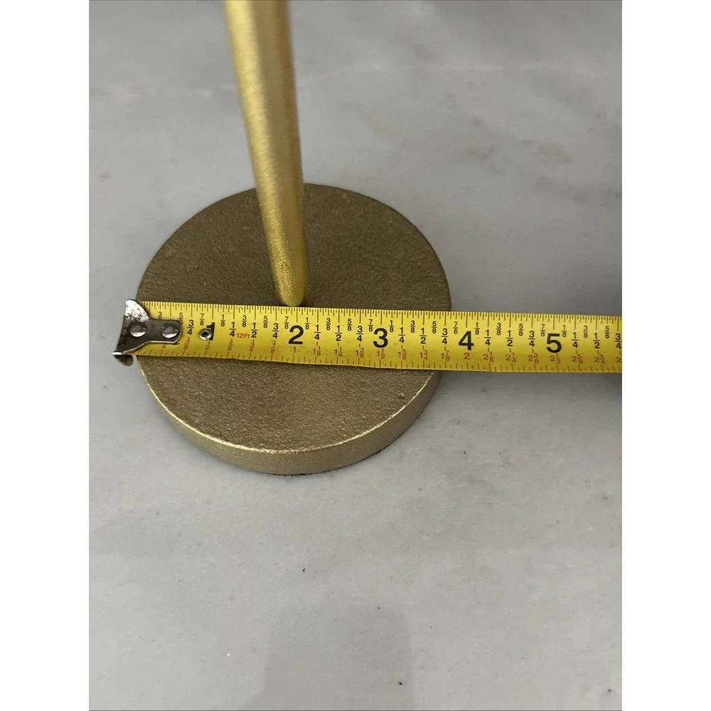 Pier 1 Gold Bird Statues Set of 2 Tall Pedestal Birds Modern Glam Decor
